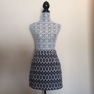 Annabella Black & White Tribal Print Skirt (S) NWT